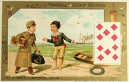 Antique Trade Card ~ Chocolat Guerin Boutron ~ Boat Trip