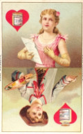 Antique Trade Card ~ Liebig Playing Card ~ Painter & Singer