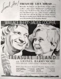 1934 Treasure Island Movie Ad ~ Jackie Cooper