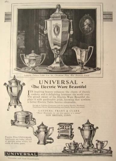 1928 Universal Coffee Urn Set ~ Lafayette Pattern