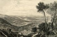 Vale of Ashburnham, England ~ Antique Etching