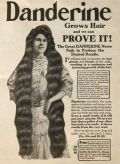 1911 Danderine Hair Growth Tonic Ad ~ Grows Hair & We Can Prove it!
