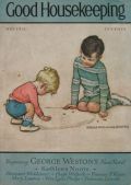 1930 Good Housekeeping Cover ~ Jessie Willcox Smith ~ Kids Play Marbles