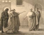 Antique Print ~ Etching ~ Shakespeare Coriolanus ~ Volumnia, Brutus, Sicinius