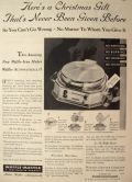 1930 Toastmaster Wafflemaster Ad ~ Waffle Iron