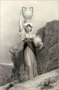 The Water Bearer ~ Antique Print