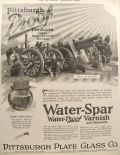 1925 Water-Spar Varnish Ad ~ Battery A, 121st Field Artillery