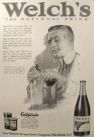 1920 Welch's Grape Juice Ad ~ William Oberhardt