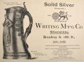 1895 Whiting Silversmiths Ad ~ NY Yacht Club Trophy