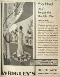 1931 Wrigley's Double Mint Gum Ad ~ Yoo Hoo!